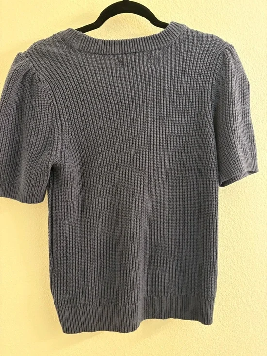 NWT Lucky Brand Navy Sweater with Cherry Embroidery - Picture 4 of 5